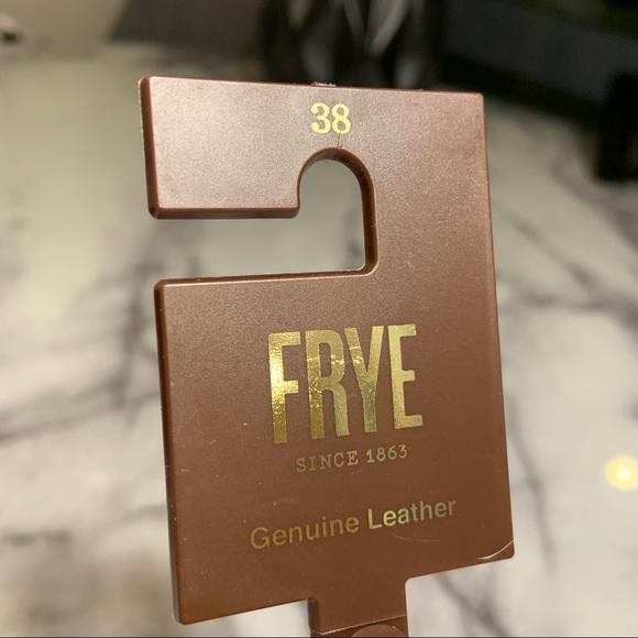 Frye Men’s Genuine Leather Brown Stitched Belt - Picture 13 of 16